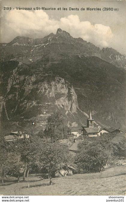 CPA Vérossaz sur St Maurice et les dents de Morcles-2199      L2147