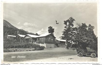 Savièse VS - Baraquements et Jeep