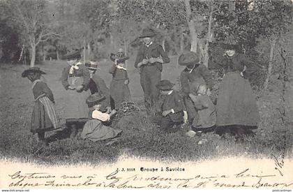 Suisse - SAVIÈZE Savièse (VS) Groupe d'enfants - Ed. Jullien J.J. 3123