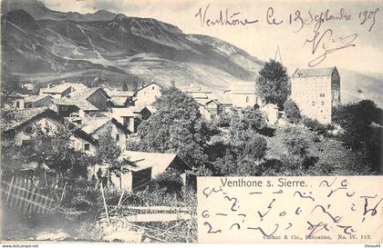 ¤¤  -  SUISSE   -  VENTHONE   -  SIERRE    -  Vue Générale   -   ¤¤