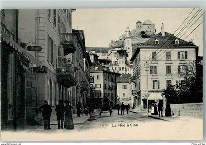 1950 Sion Sitten - La Rue à Sion - 13123150