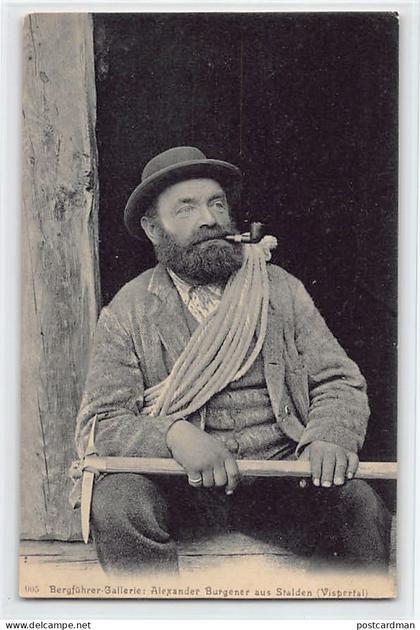 Schweiz - STALDEN (VS) Bergführer-Gallerie - Alexander Burgener - Verlag Gebr. Wehrli 995