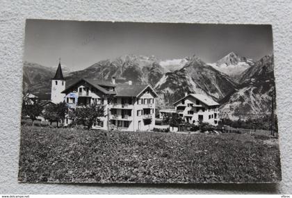 Cpsm, Unterbach, Wallis, pension restaurant Edelweiss, Suisse