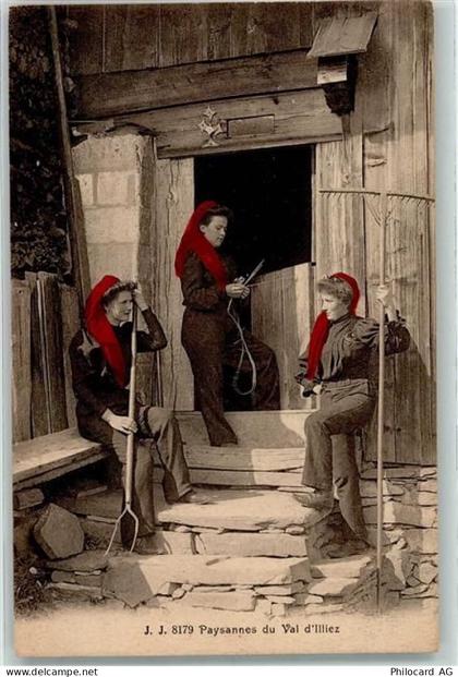 1873 Val-dIlliez 1916 - Bauern - 10305207