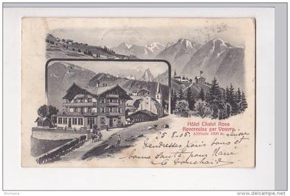 cpa REVEREULAZ par Vouvry Hotel Chalet ROSA