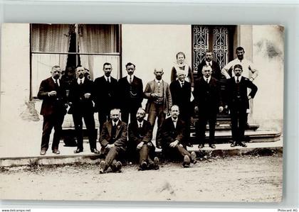 6315 Oberägeri 1916 Foto AK Persönlichkeiten Politik? - 13099295