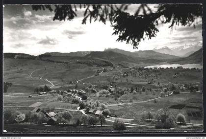 AK Alosen, Blick auf Ägerisee und Alpen