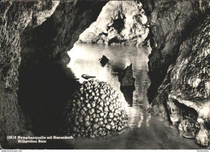 Baar ZG Baar Hoellengrotten Nymphenquelle Bienenkorb
