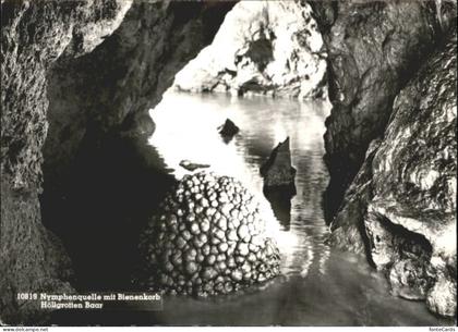 Baar ZG Baar Hoellengrotten Nymphenquelle Bienenkorb