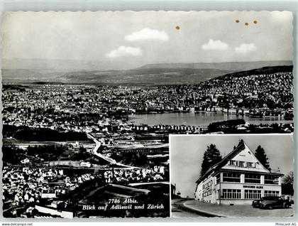 8134 Adliswil - Blick auf Adliswil und Zürich Hirschen Alms - 10290327