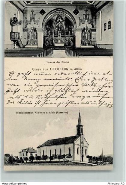 8910 Affoltern am Albis - 1908 Missionsstation Kirche - 13112107
