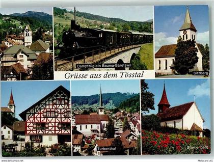 8344 Bäretswil - Bauma Sitzberg Wila Turbenthal Sternenberg Dampfzüglein... - 10404610