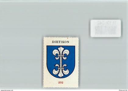8953 Dietikon - Vignette Wappen Kaffee Hag ca 1920-1940 Dietikon - 11101042