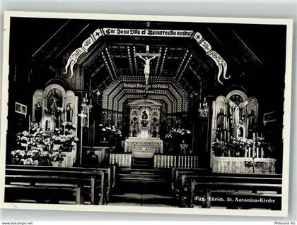 8132 Egg bei Zürich 1933 - Kirche St. Antonius innen - 38071655