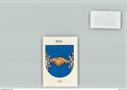 8132 Egg bei Zürich - Vignette Wappen Kaffee Hag ca 1920-1940 - 11101200