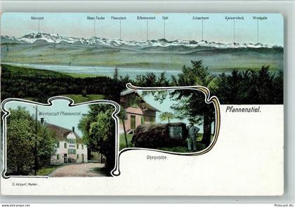 8132 Egg bei Zürich - Wirtschaft Pfannenstiel, Okenshöhe, gute Erhaltung... - 13078955