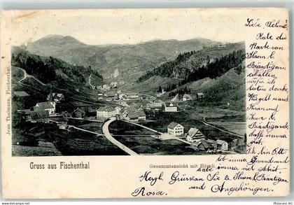 8497 Fischenthal 1901 - mit Hörnli - 13902715