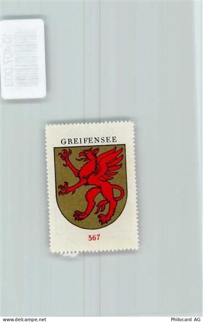 8606 Greifensee - Vignette Wappen Kaffee Hag 1920-1940 Greif - 10407003