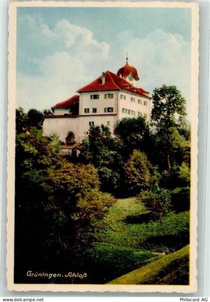 8627 Grüningen Foto AK Schloss - 39696659