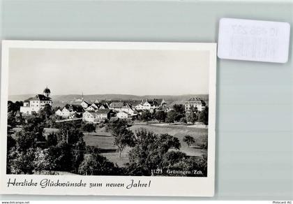 8627 Grüningen FOTO KEINE AK Foto 10cm x 7cm Neujahrswunsch - 10498237