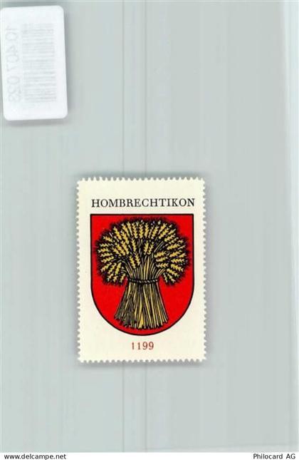 8634 Hombrechtikon - Vignette Wappen Kaffee Hag 1920-1940 Garbe - 10407023