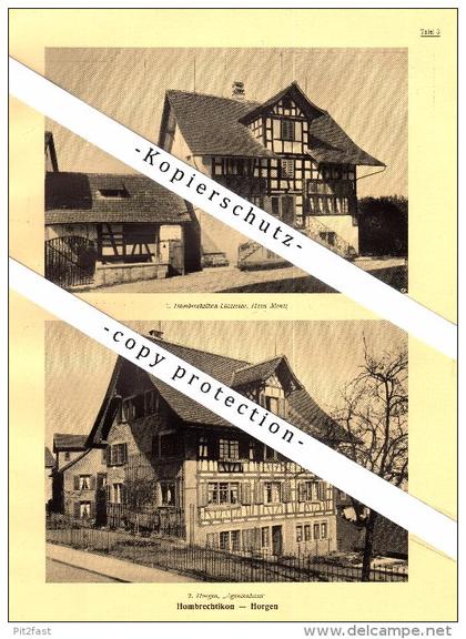 Photographien / Ansichten , 1927 , Hombrechtikon , Horgen , Lützelsee , Prospekt , Architektur , Fotos