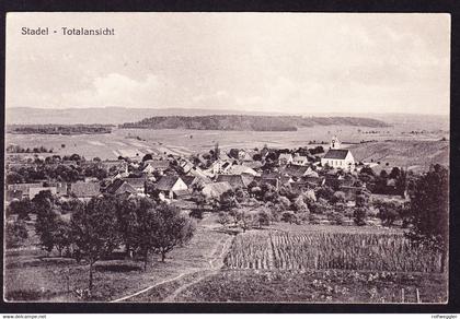 1921 mit Feldpost gelaufene AK: STADEL TOTALANSICHT.
