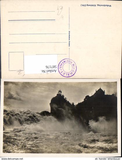 587176,Rheinfall Laufen-Uhwiesen Schloss Laufen Switzerland