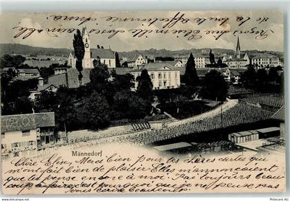 8708 Männedorf 1904 - Eisenbahnwagen - 13251303