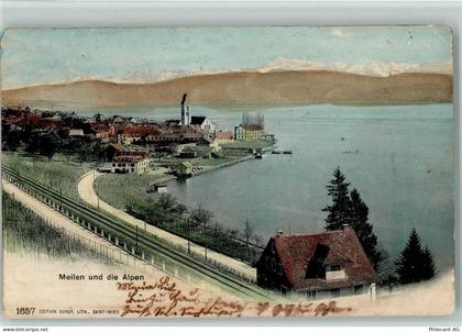 8706 Meilen Gebrauchsspuren 1904 Meilen und die Alpen - 13117386