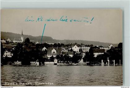 8942 Oberrieden - Gasthaus z. Sternen Zürichsee Uferansicht Kirche - 13095984