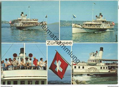 Zürichsee - Raddampfer Stadt Zürich und Stadt Rapperswil - Verlag Rud. Suter AG Oberrieden