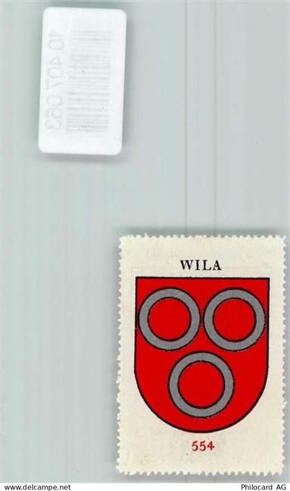 8492 Wila Ottenhub - Vignette Wappen Kaffee Hag 1920-1940 Ringe - 10407063