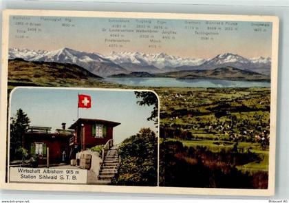 8915 Hausen am Albis - Gasthaus Albishorn Station Sihlwald Hüttenstempel... - 39700545