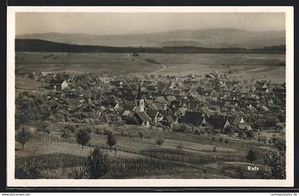 AK Rafz, Ortsansicht aus der Vogelschau