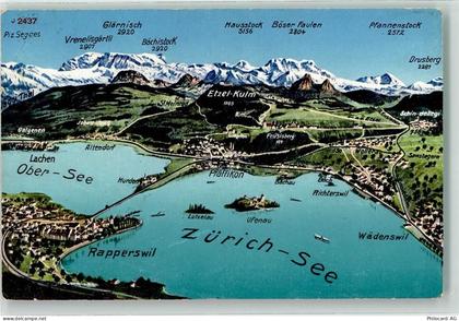 8330 Pfäffikon ZH - Zürich-See Vogelschau - 39497696