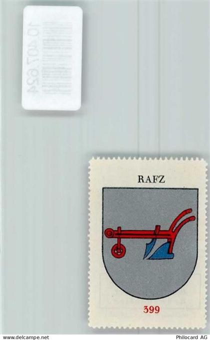 8197 Rafz - Vignette Wappen Kaffee Hag 1920-1940 Pflug - 10407624