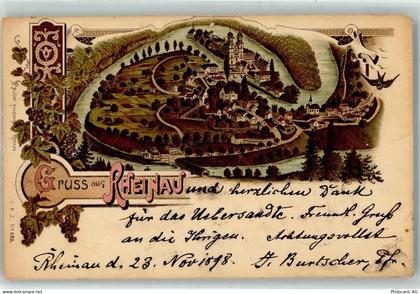 8462 Rheinau 1898 Gebrauchsspuren Lithographie - 13254566