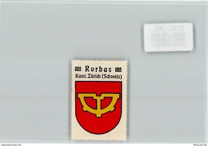 8427 Rorbas - Vignette Wappen Kaffee Hag ca 1920-1940 - 11100261