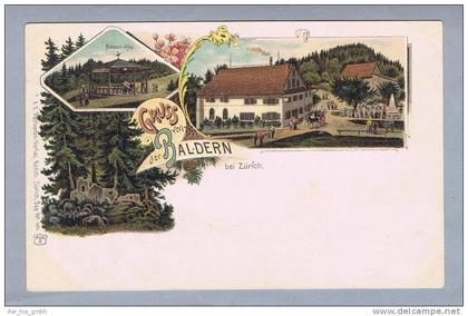 ZH Stallikon Baldern 1902-07-23 Litho C.Künzli #186