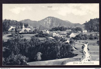 1916 gelaufene AK: GRUSS AUS STERNENBERG.