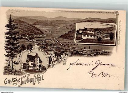 8488 Turbenthal 1899 Lithographie Schloss Girenbad - 13674098