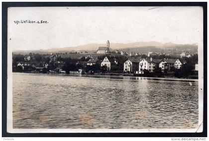 0107 orig. alte Foto Ansichtkarte - Uetikon am See - 291 - 1929 ?