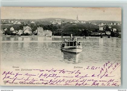 8702 Zollikon - 1901 Zürichsee Boot - 13109652