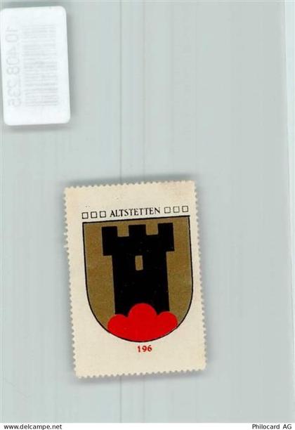 8000 Altstetten - Vignette Wappen Kaffee Hag ca 1920-1940 Turm - 10408235
