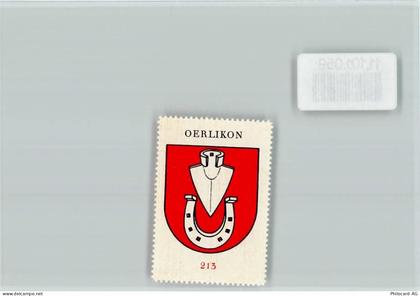 8000 Oerlikon - Vignette Wappen Kaffee Hag ca 1920-1940 Oerlikon - 11101059