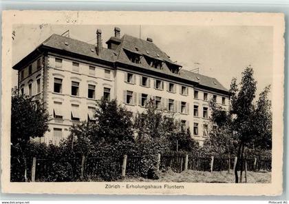 8000 Zürich 1915 - Erholungshaus Fluntern - 10198496