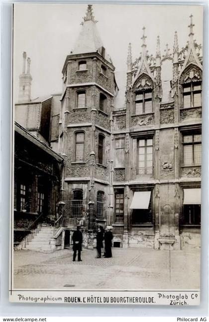 8000 Zürich - Rouen.L'Hotel du Bourgtheroulde, Photographicum, Photoglob... - 50925058