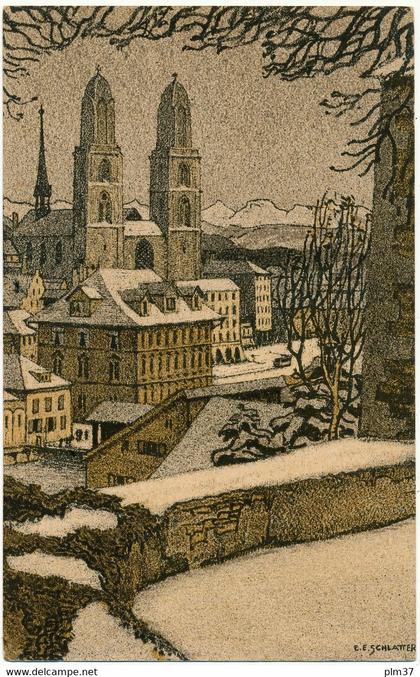 ZURICH, ZH - Grossmünster, Lutte contre la Tuberculose, Pour la Jeunesse