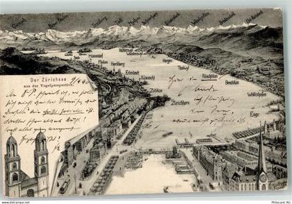 Zürichsee 1902 - Vogelschau - 39497596